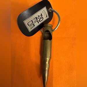 Ole Red Blake Shelton Brass Bullet-Shaped Keychain Bottle Opener